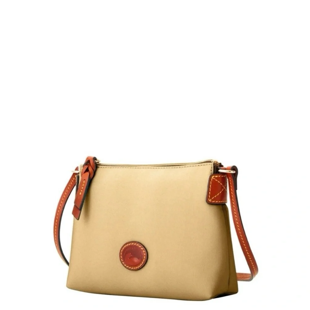 NWT Dooney & Bourke Khaki Crossbody Pouchette
